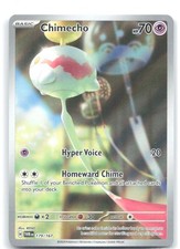 Chimecho Holo Illustration Rare SV06: Twilight Masquerade 179/167 NM REND