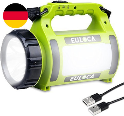 LED Handscheinwerfer, Wiederaufladbare CREE Akku Handlampe Mit 2600Mah Powerbank