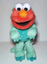 Sesame Street Elmo Stomp Dino Elmo in Dinosaur Suit 14" Animated Figure