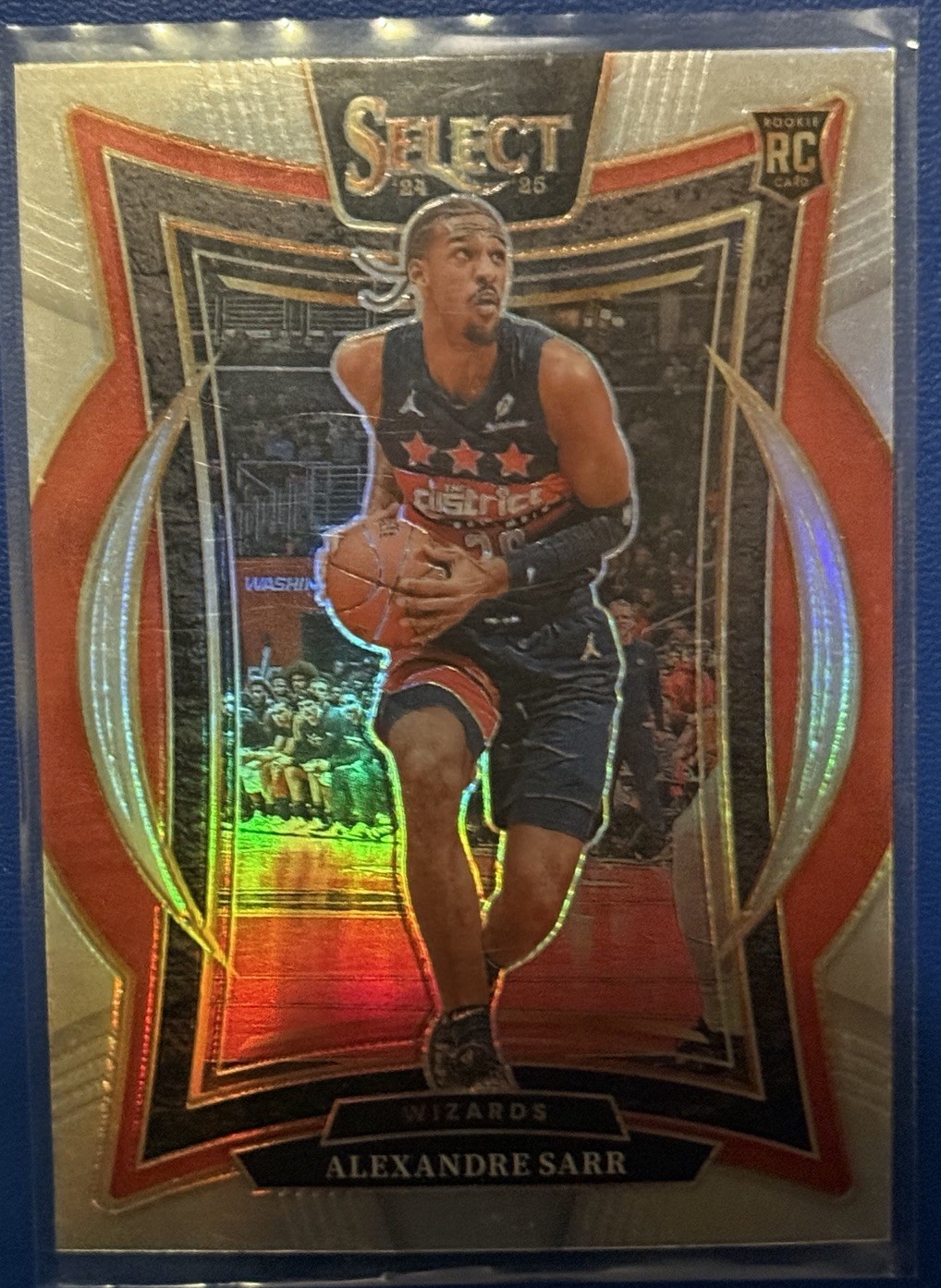 2024-25 Panini Select - Concourse Alexandre Sarr #73 Silver Prizm (RC)