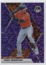 2021 Panini Mosaic Quick Pitch Purple Mosaic Prizm 39/50 Trey Mancini #2 nd3