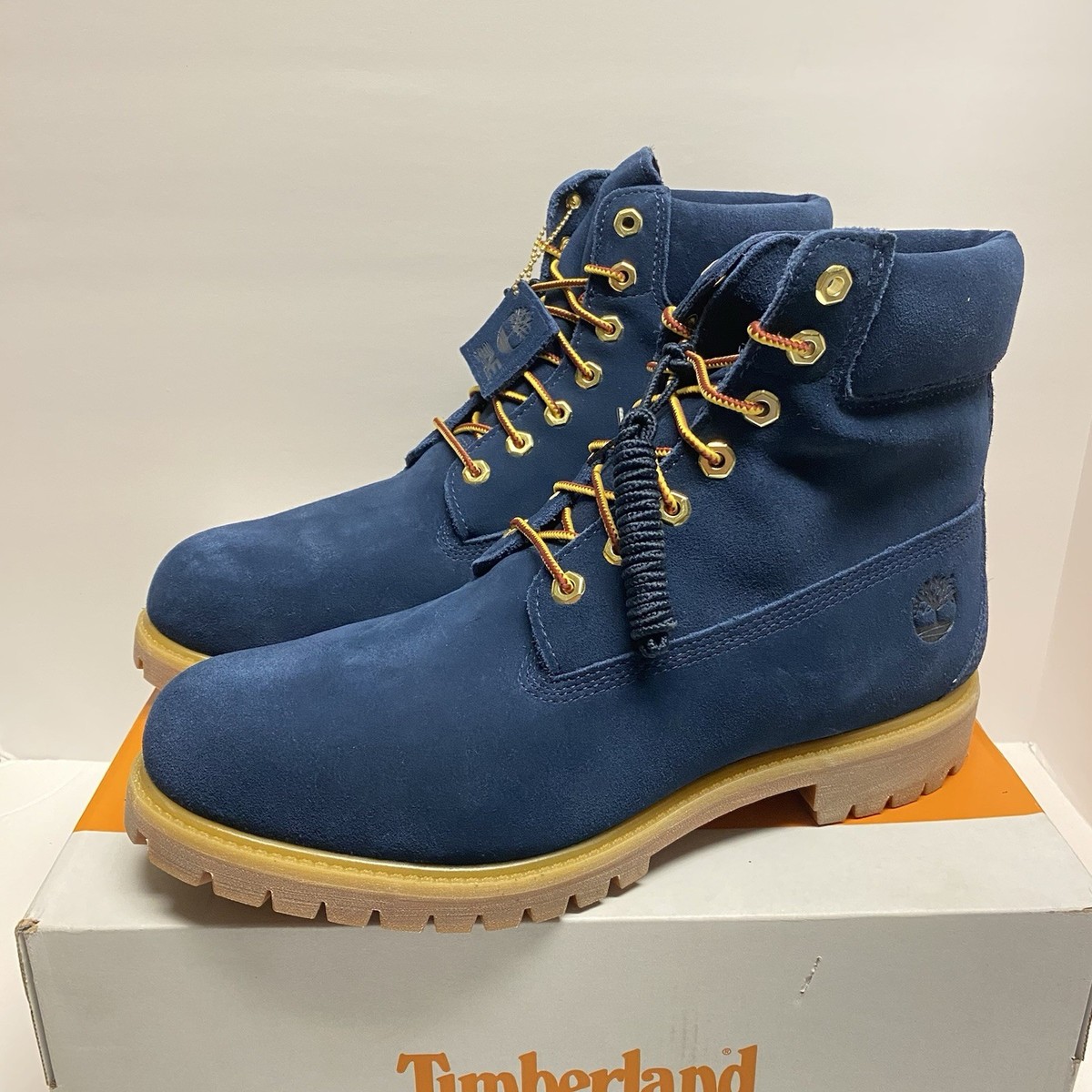 Suede Timberland Stiefel Blau Timberland X AE Indigo Suede