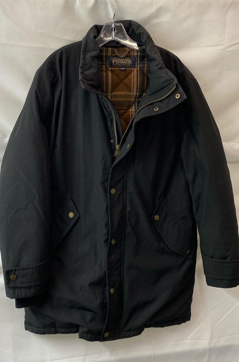 Pendleton Men s Black Full-Zip Down Jacket/Coat S… - image 1