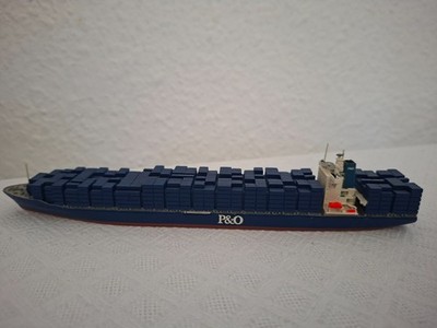 Chesapeake Bay ex SantaAna Schiffsmodell 1:1250 Metall Containerschiff P&O