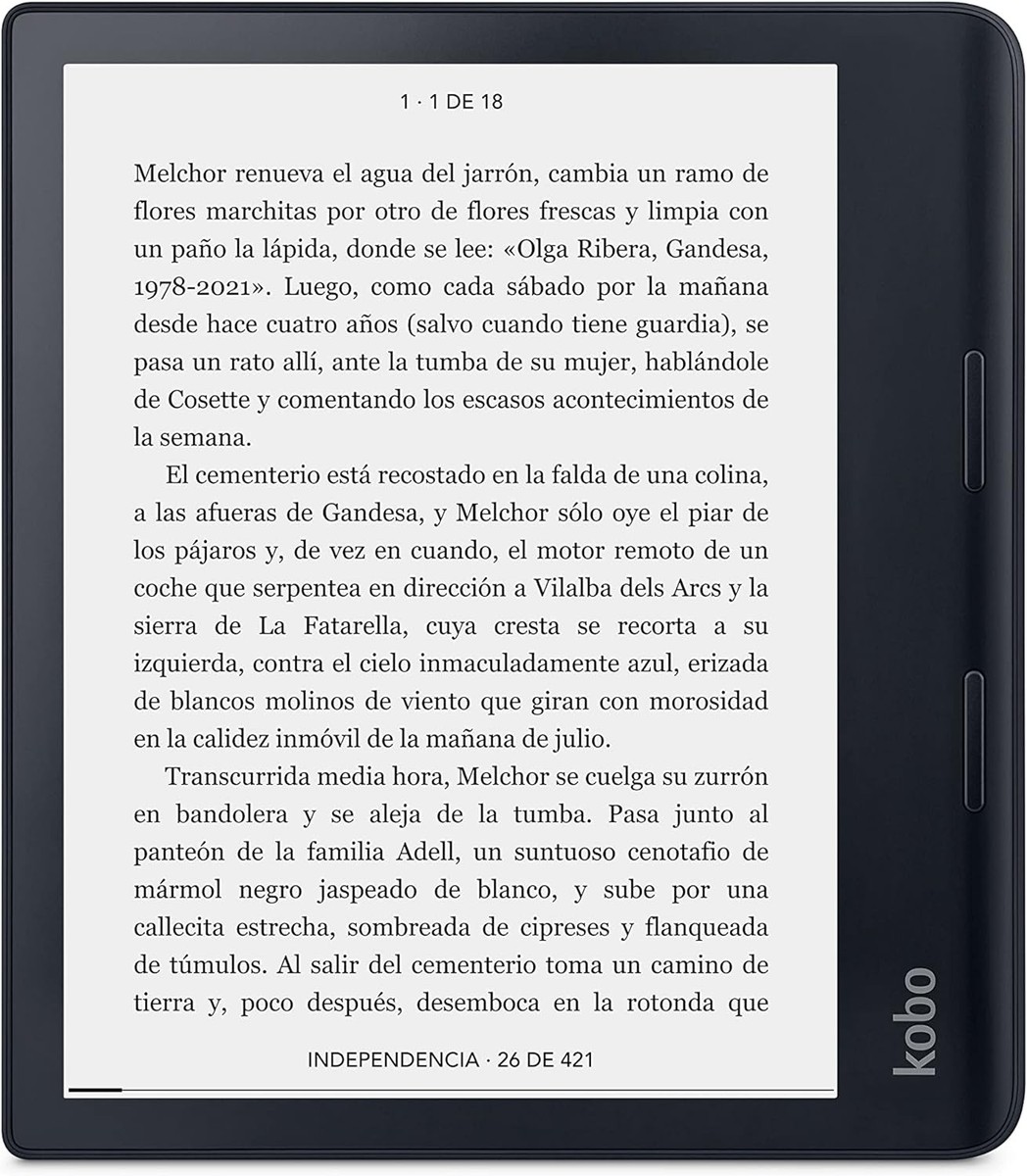 Kobo Sage N778 32GB 8インチ Waterproof eReader with Adjustable Brightness and Color.