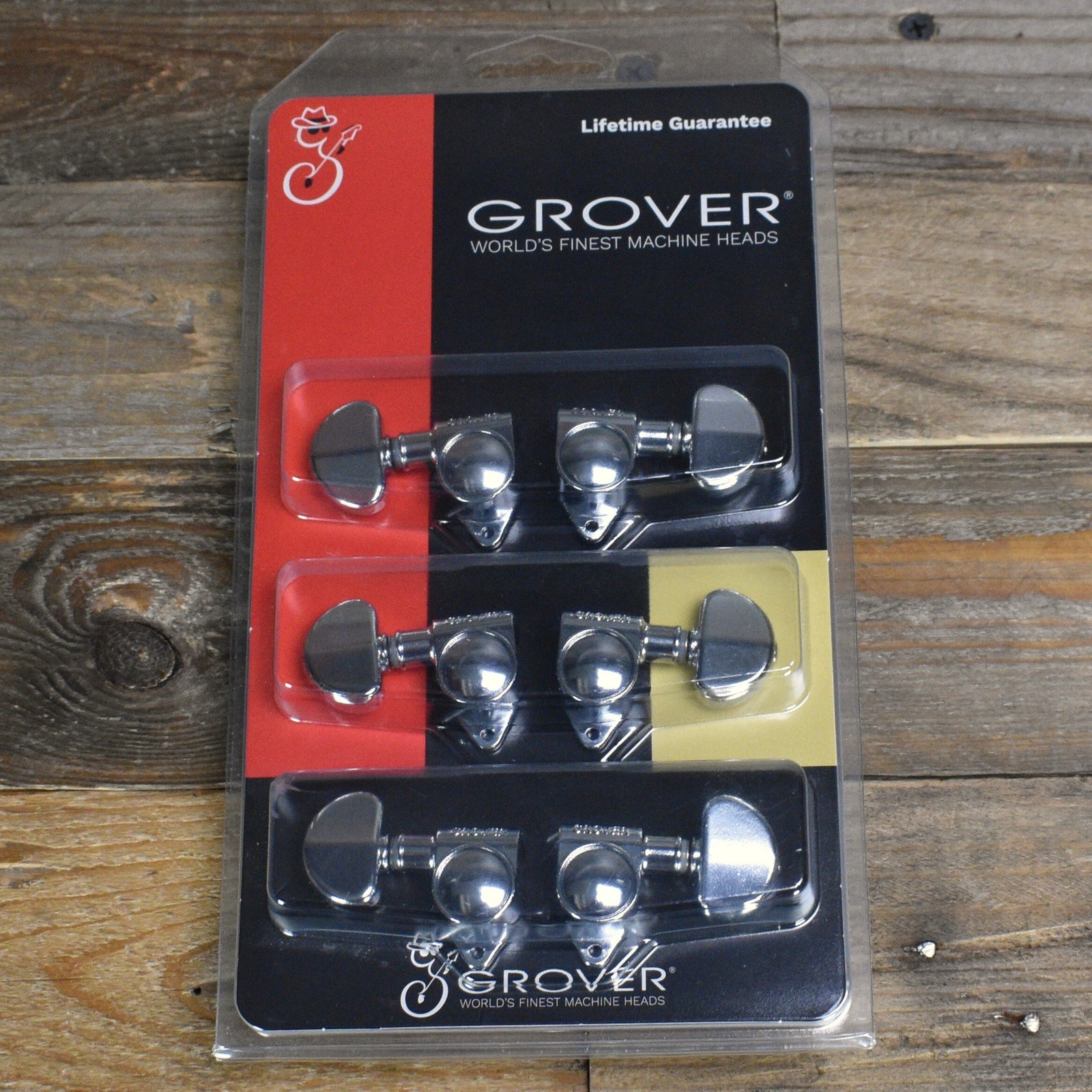 Grover Original Rotomatics Chrome 3x3 Guitar tuning machines