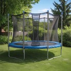Yescom 6 Pcs Trampoline Enclosure Pole w/ Caps & 8 Pcs 11" U Shape Ground Anchor — photo 3