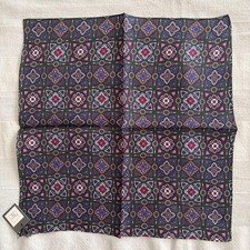 Christian Dior Monsieur Silk Pocket Scarf / Handkerchief Square 30cm square