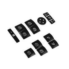 Window Switch Button Trim Cover Sticker, Interior Door Armrest Window Lift