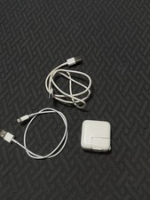 Genuine Apple 10W USB Power Adapter Charger Model A1357 w/ USB Cables