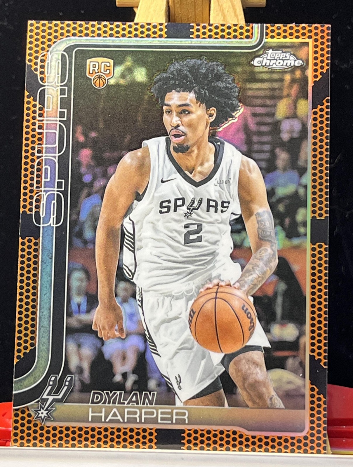 2025-26 Topps Chrome Dylan Harper #252 RC Rookie Basketball Refractor
