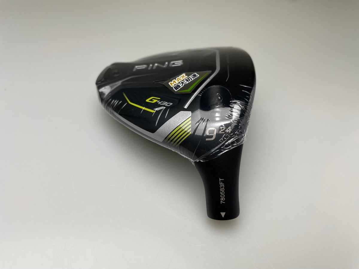 PING G430 MAX 9W 24.0 24 Deg Fairway Wood Head with Cover RH +