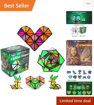#ad #ad Magnet Pyramid Glow 1 Cube Transforms into 1 Billion Shapes Bunny Egg Bask... $55.99