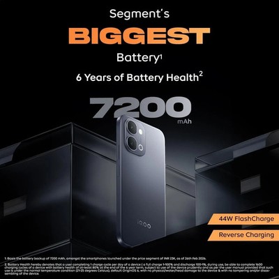 iQOO Z11x 5G Factory Unlocked Dual SIM OriginOS 6 128GB Storage