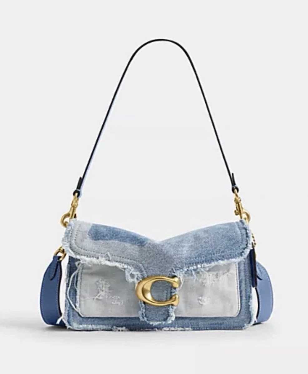 Coach 蓝色绗缝包和女士手提包| eBay