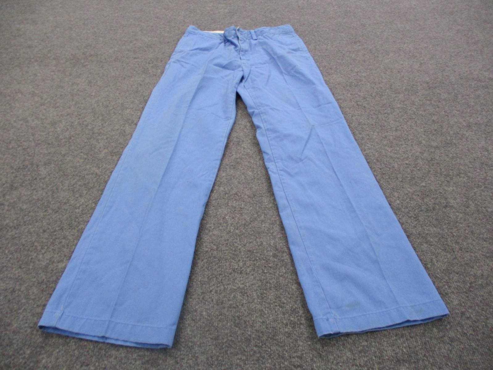 Ralph Lauren Pants Womens 4 Blue Chino Flare Wide Leg Business Casual Classic