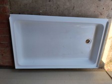 RV Shower Pan Base 40 x 24 white left hand dr...