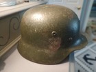 ORIG WWII GERMAN M35 HELMET NAMED EX DD ET64 FRM 34TH INF DIV VETERAN ESTATE — photo 2
