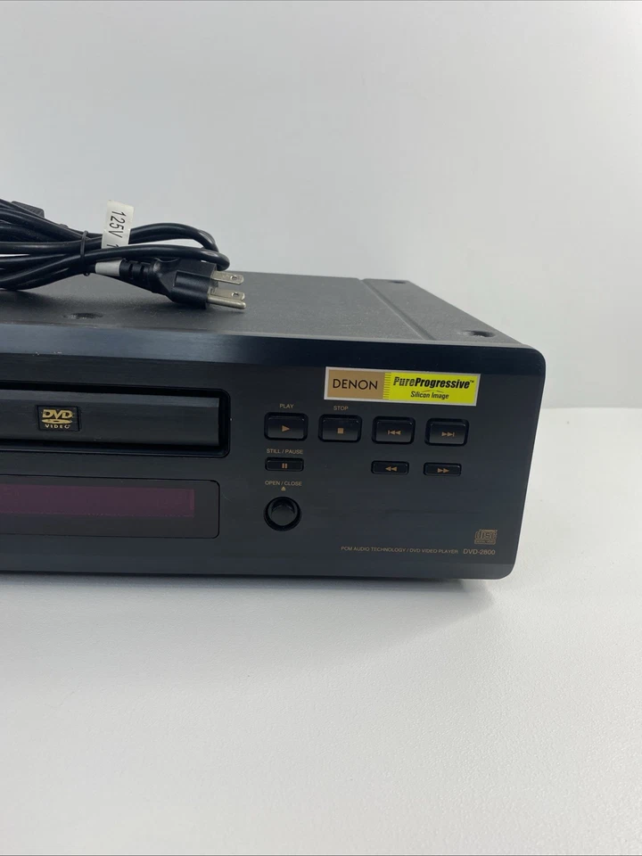 Denon DVD-2800 CD/DVD/HDCD Player HiFi High End 96kHz/24bit Dac No Remote Tested - Image 4 of 4