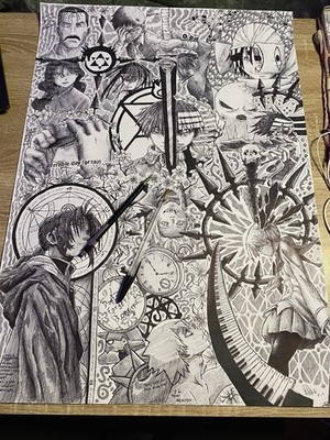 Poster Manga FMAB X SOUL EATER