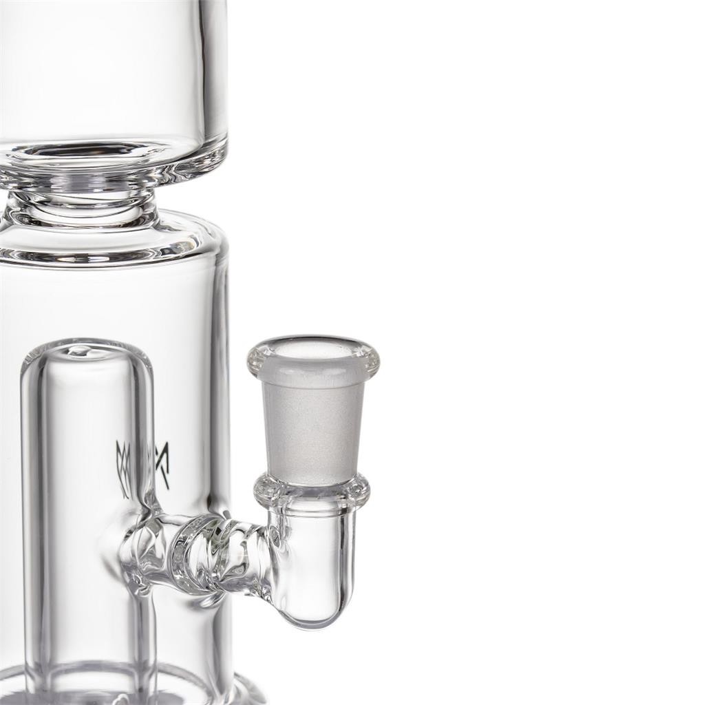 MJ Arsenal COLUMN MINI RIG Water Pipe 5" Clear 10mm Borosilicate Glass MJA