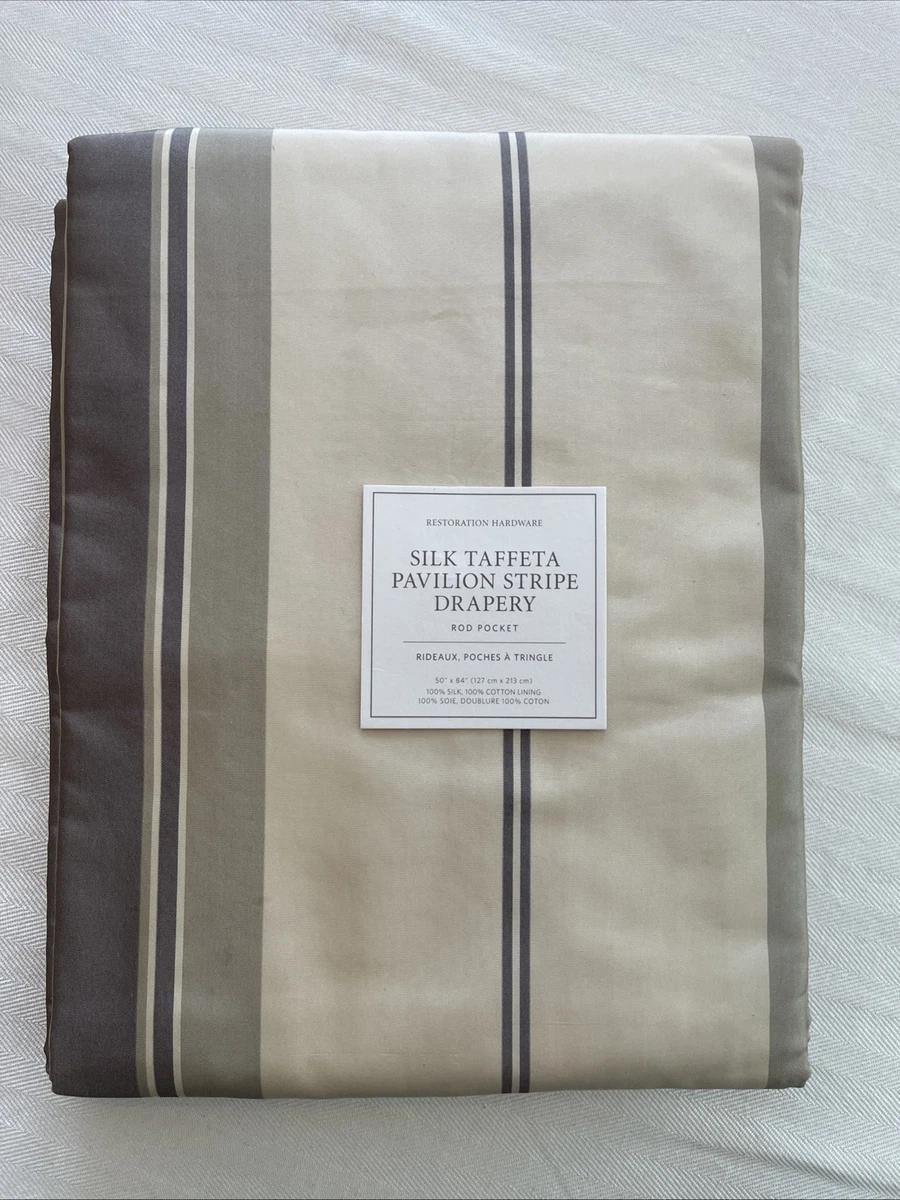 Panneaux De Rideaux Restoration Hardware – Soie Thaïlandaise Rouge, Doublés, 254x213 Cm (lot De 2), Occasion