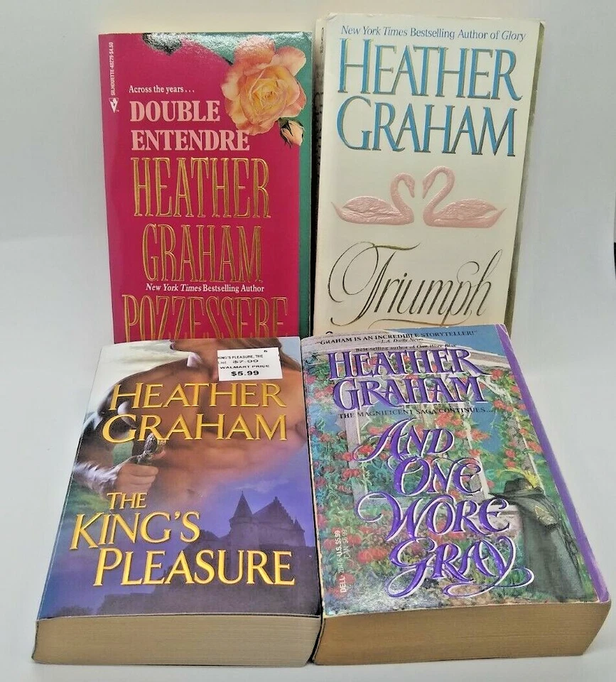 Heather Graham ~Triumph; Double Entendre; And One Wore Gray; The King's Pleasure Foto 2 de 3