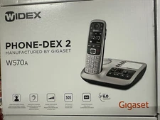 Widex Phone-Dex 2 W570A 1 Handset Cordless Answering System with Caller ID