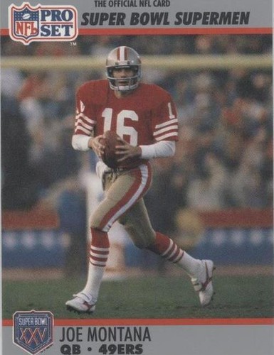 1990 Pro Set JOE THEISMANN Washington Redskins Super Bowl XXV