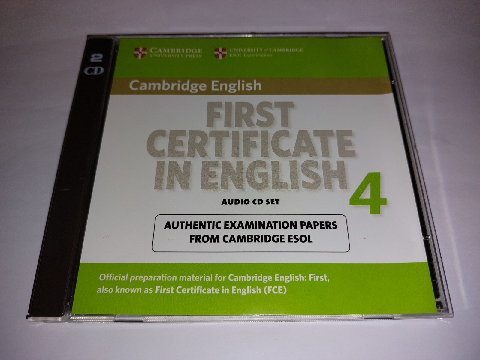 Cambridge English ~ FIRST CERTIFICATE IN ENGLISH 4 ~ Audio CD Set 2 x CD