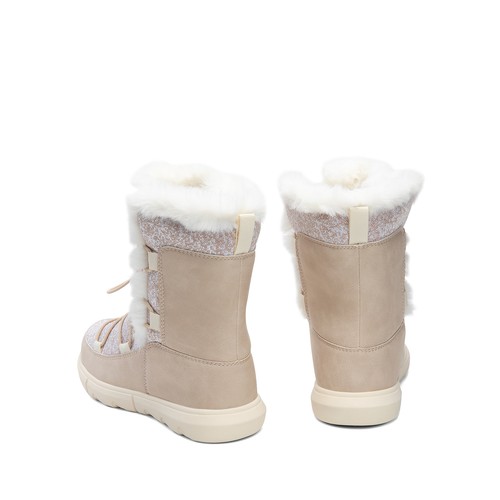 Women's Fashion Winter Snow Boots Fur Lining Casual Indoor Outdoor Snow Boots - Picture 20 of 26