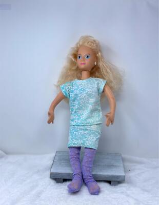 1986 Blonde HOT LOOKS 18'' Soft Bodied Doll by Mattel