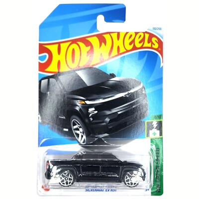 Hot Wheels Silverado EV RST HW Green Speed Kids Model