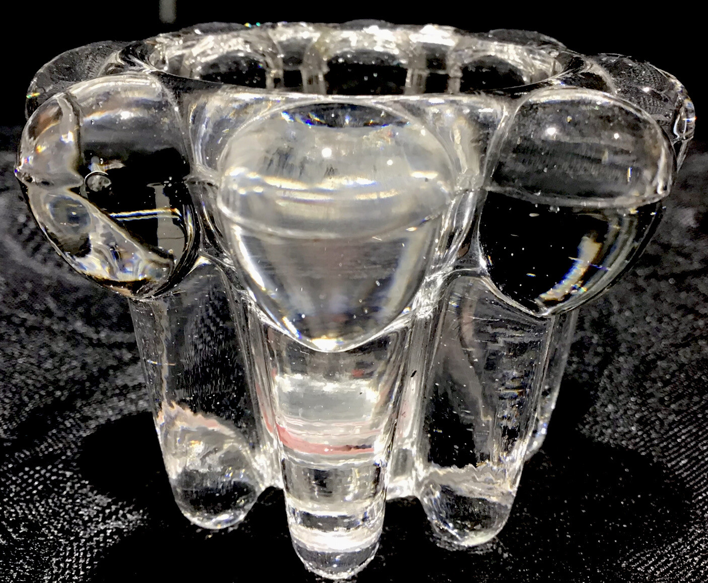Reims France Glass Candle Holders eBay