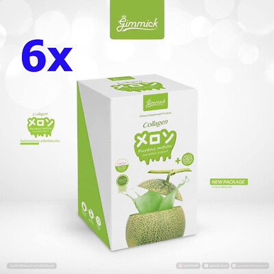 6X GIMMICK Collagen Smoothies Yogurt HACP SOD Yuzu Orange Nourish eyes 
