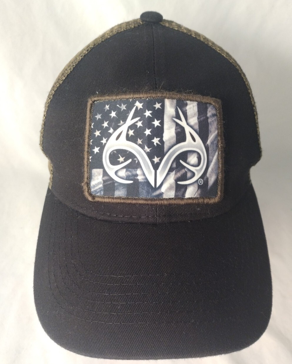 Realtree American Flag Patch Adjustable Snapback … - image 2
