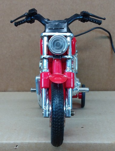 Harley Remote Control Motorcycle with "ghost" rider Toy State No. 7650 1992 - Picture 6 of 17