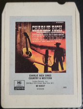 Charlie Rich Sings Country  Western 8 Track 