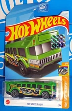 Hot Wheels 2024 Factory Set HW Fast Transit #5 Hot Wheels High Green w/ AEROs