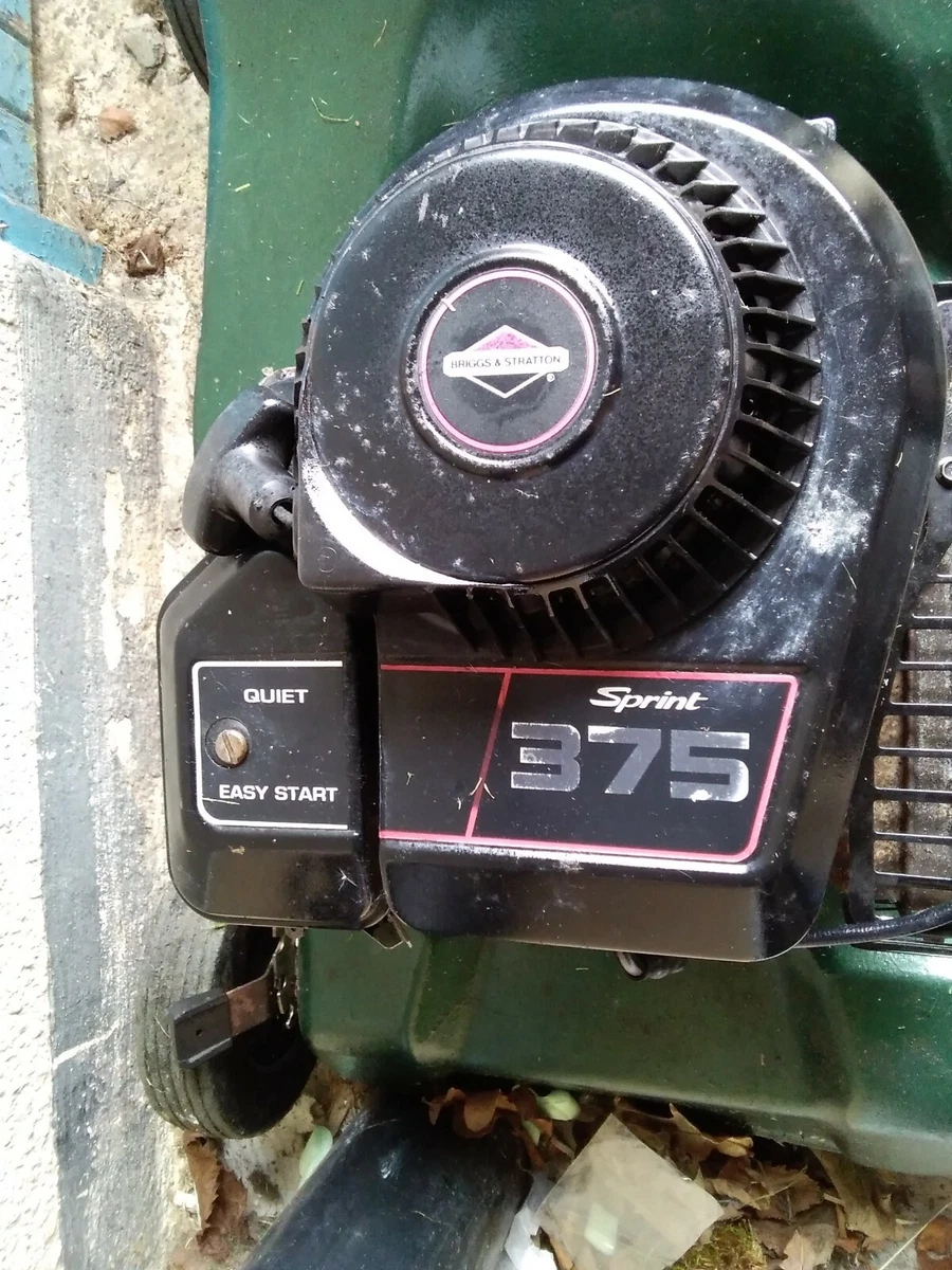 Briggs and stratton sprint 375 lawn mower manual online