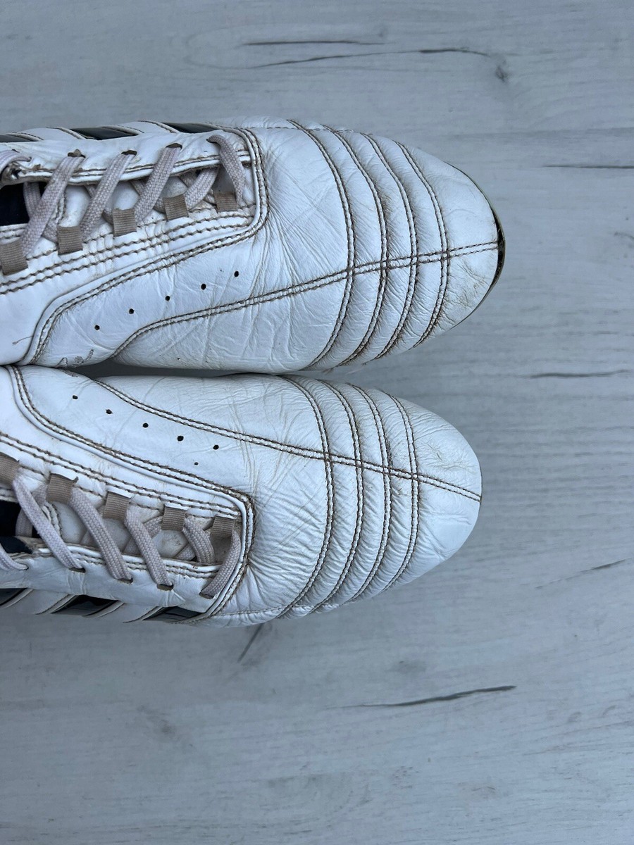 Adidas Adipure FG Leather White Football Cleats Boots US11 Adidas Adipure FG Leather White Football Cleats Boots US11