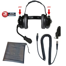 Klein Titan Dual Comm High Noise QD Headset for Kenwood TK and NexEdge Radios