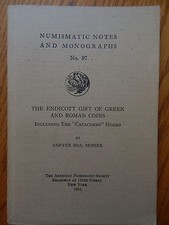 ANS Notes and Monographs #97: The Endicott Gift of Greek and Roman Coins 