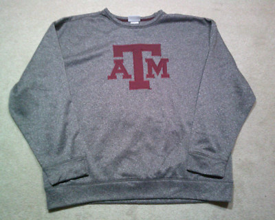 NWOT Texas A&M Aggies Crewneck Sweatshirt Mens 2XL XXL Gray