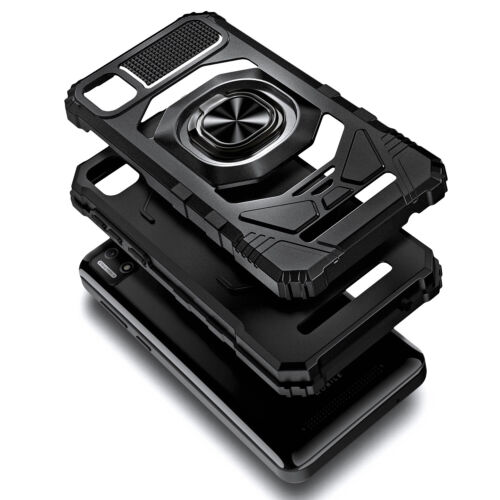 For Cloud Stratus C7 Case Ring Stand Phone Cover with Tempered Glass Protector - Picture 3 of 26