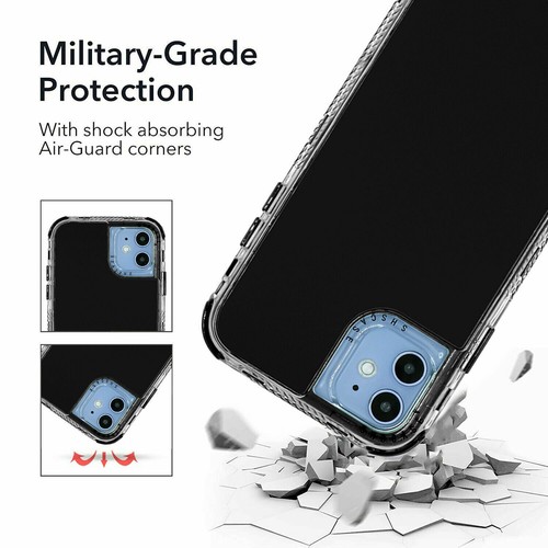 Silicone Shockporoof Case Hybrid Hard Cover For iPhone 13 12 11 Pro Max SE XR 8 - Picture 46 of 53