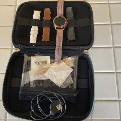 Samsung Galaxy Watch WI-FI GPS 41mm Stainless Steel Works Great