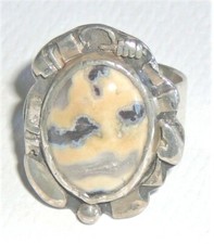 Artisan sterling silver ring, size 6, 1970s vintage, signed, from Toronto Canada