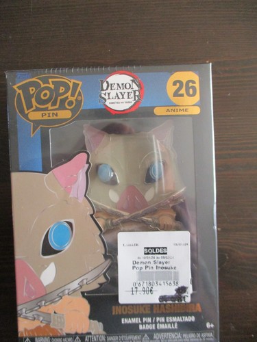 Funko Pop PIN DEMON SLAYER INOSUKE HASHIBIRA# 26 | eBay