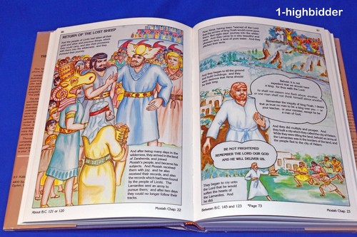 1982 Illustrated Book of Mormon 1st Ed HCDJ Hardcover Eileen Chabot Wendel LDS - Picture 14 of 15